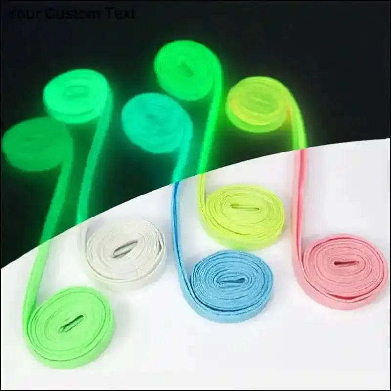 1 Pair 100CM Luminous Shoelaces Flat Sneakers Canvas Shoe