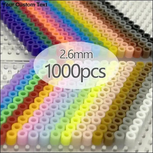 1000pcs/bag 2.6mm mini hama beads kids Perler Fuse Beads