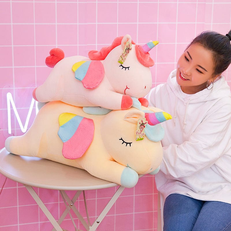 Manufacturer specializes in angel unicorn doll rainbow pony ins network red hanging plush toy doll doll