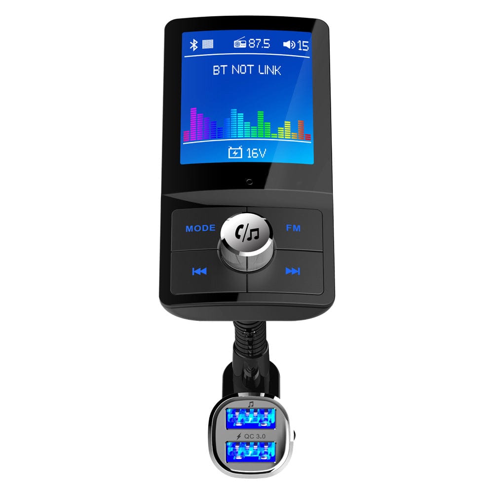 Cross-border Wholesale QC3.0 fast charge car Bluetooth MP3 player car audio FM transmitter phone hands-free factory