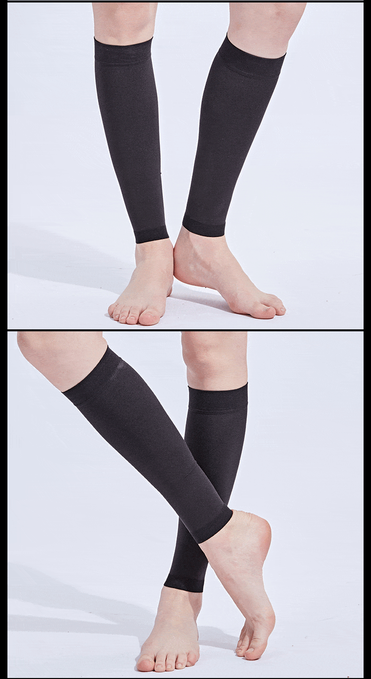 High-elastic first-level protection of small leg socks compression socks stress thin calf elastic socks beautiful legs shaping nurses wholesale