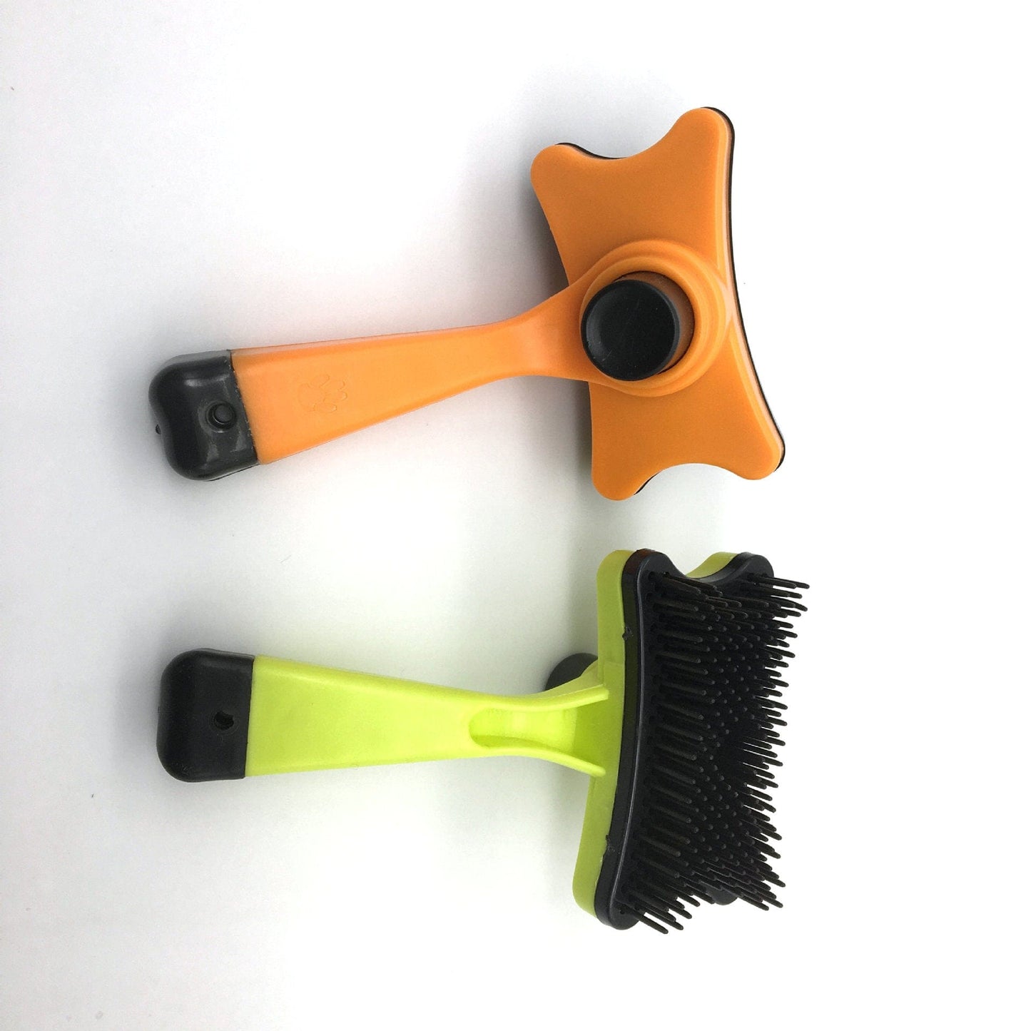 Fur cleaning comb plastic handle pumping pet cat dog brush cat dog hair comb fur cleaning pet comb