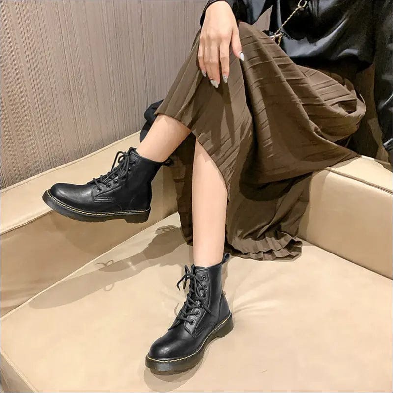 1460 new autumn and winter boots soft leather retro tube