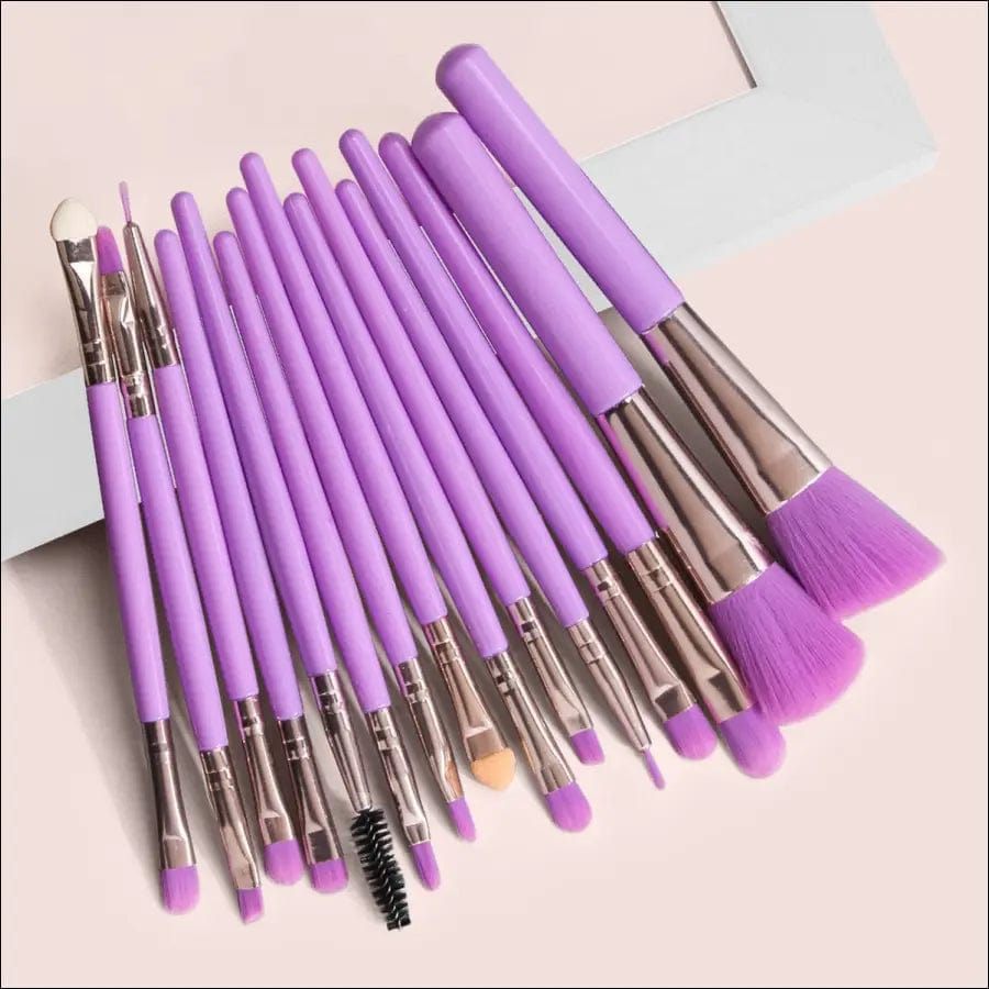 15 Pcs/set makeup brushes Eye Shadow Eyelash Eyebrow Brush