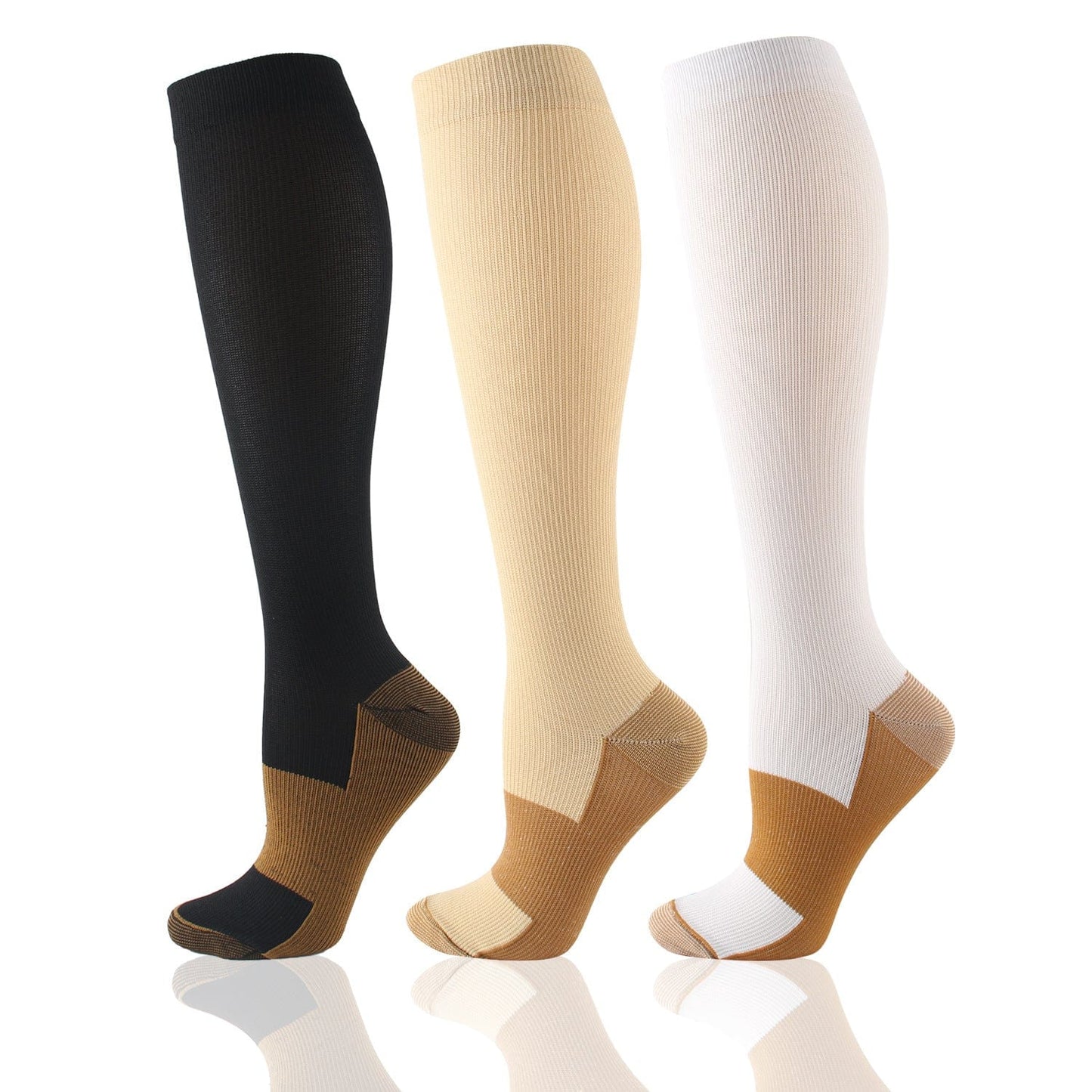 Hot Selling Movement Press Socks Elastic Sose Copper Ion Compressed Socks Cross-border Stockings Socks Customization