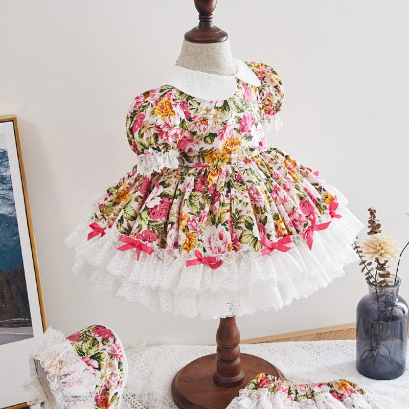 Europe and the United States Spain high-definition children's clothing LOLITA dress girl Lili Tower princess skirt children's lace