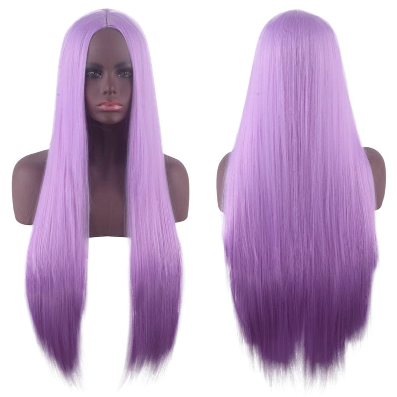 Main Shengda COSPLAY wig multi-purpose branch skin black long straight hair 80cm anime wig manufacturer wholesale