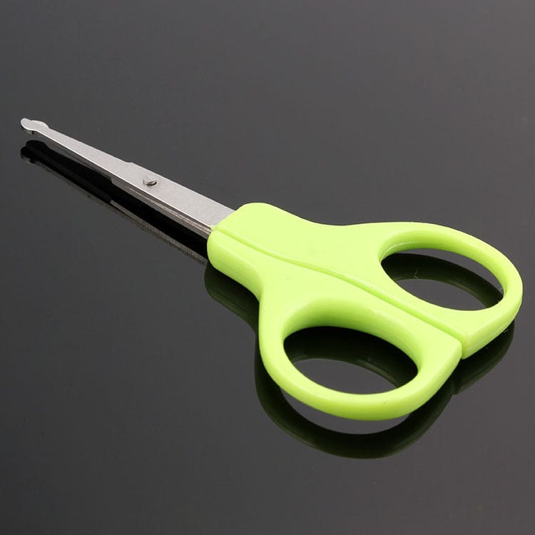 Supply plastic handle baby scissors mitigation meat nail cut newborn nail baby safety round head scissors