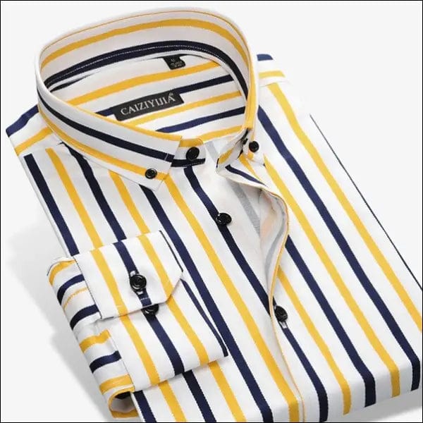 2017 New Fashion Designer Contrast Multi-Striped Casual Men