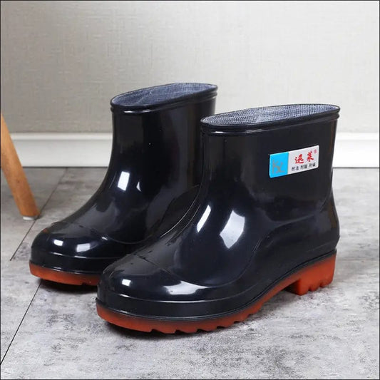 2019 male rain shoes low tube anti-slip wear-resistant water