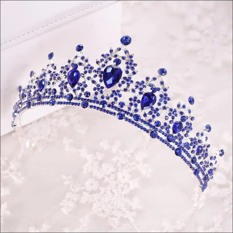 2019 New Fashion Baroque Luxury Crystal AB Bridal Crown