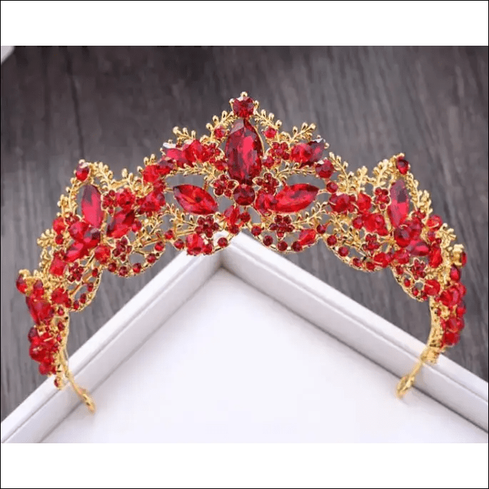 2019 New Fashion Baroque Luxury Crystal AB Bridal Crown