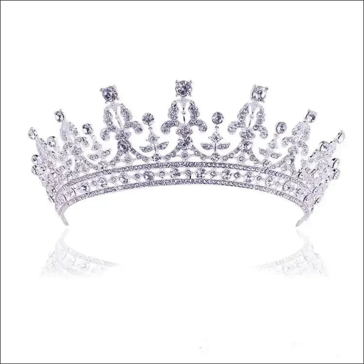 2019 New Fashion Baroque Luxury Crystal AB Bridal Crown