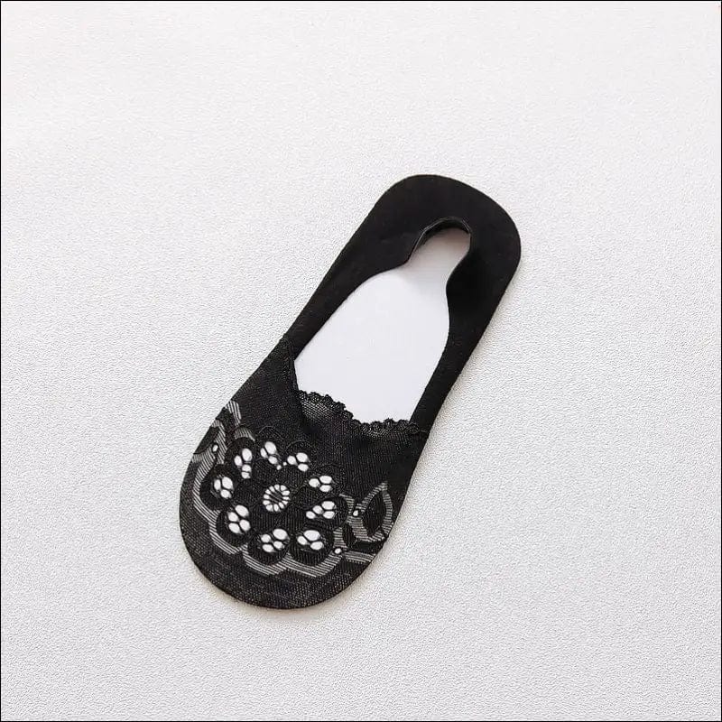 2019 spring and summer new hollow boat socks lace wholesale