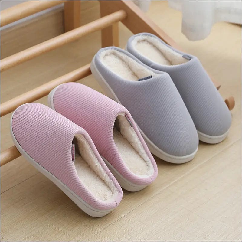 2020 cotton slippers women’s thick bottom winter cute home