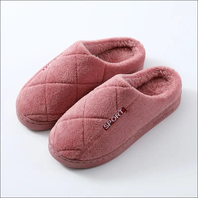 2020 cotton slippers women’s thick bottom winter cute home