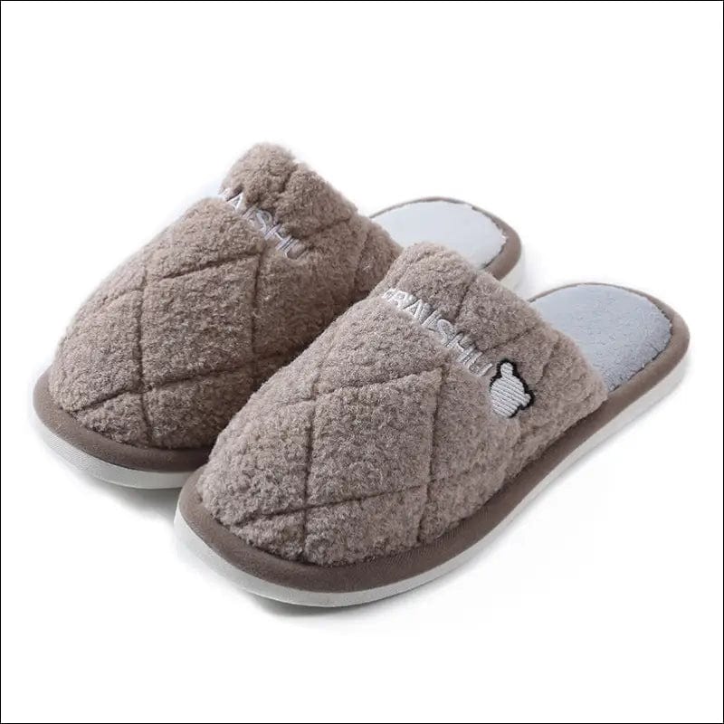 2020 new cotton slippers women’s thick bottom winter cute