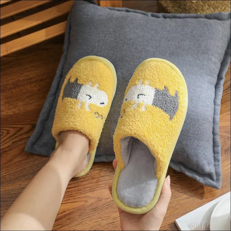 2020 new cotton slippers women’s thick bottom winter cute