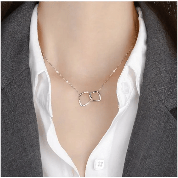 2020 new type chain 925 silver short clavicle temperament