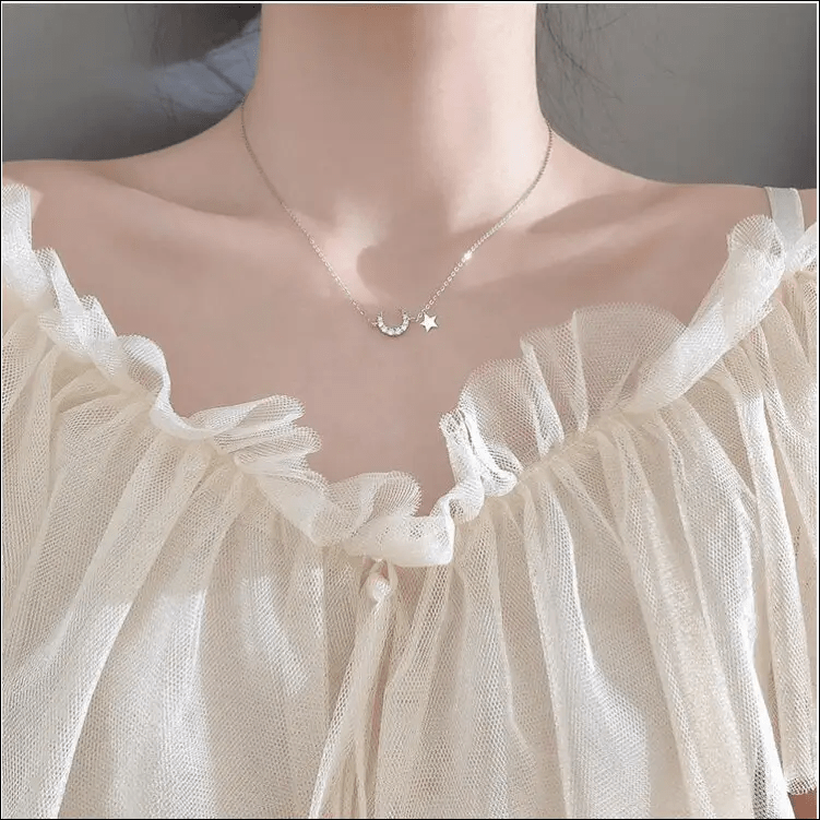 2020 new type chain 925 silver short clavicle temperament