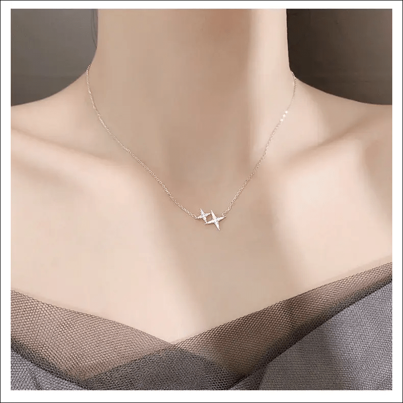 2020 new type chain 925 silver short clavicle temperament