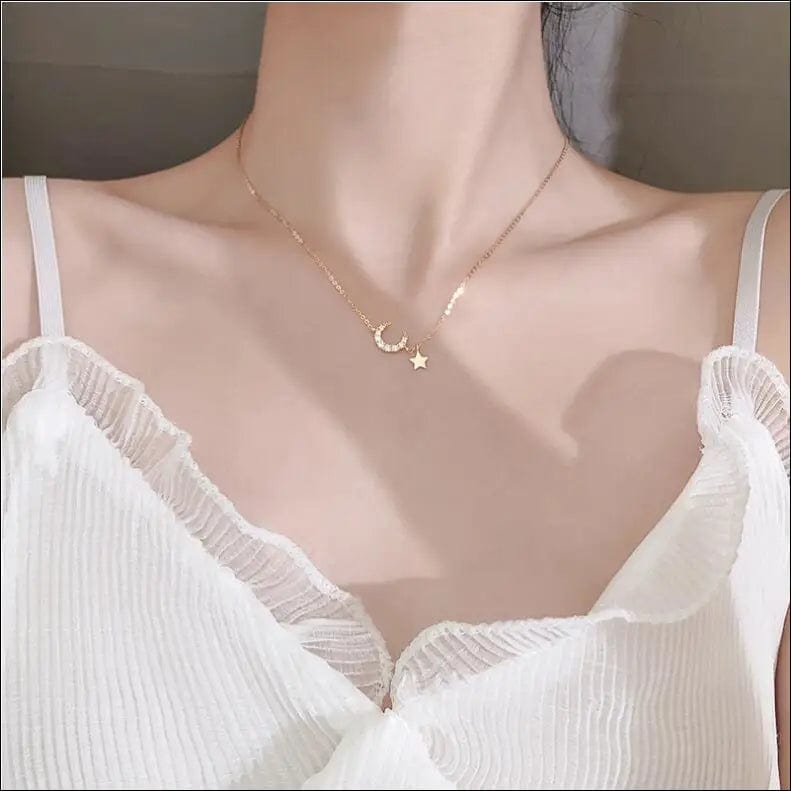 2020 new type chain 925 silver short clavicle temperament