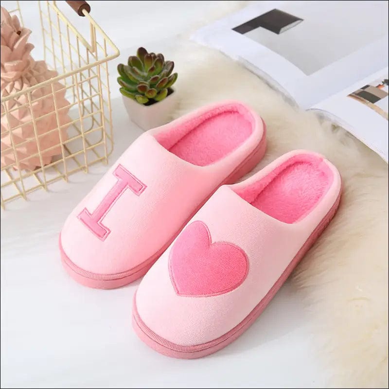 2020 Winter Cotton Slippers Couple Home Indoor Drag Warm