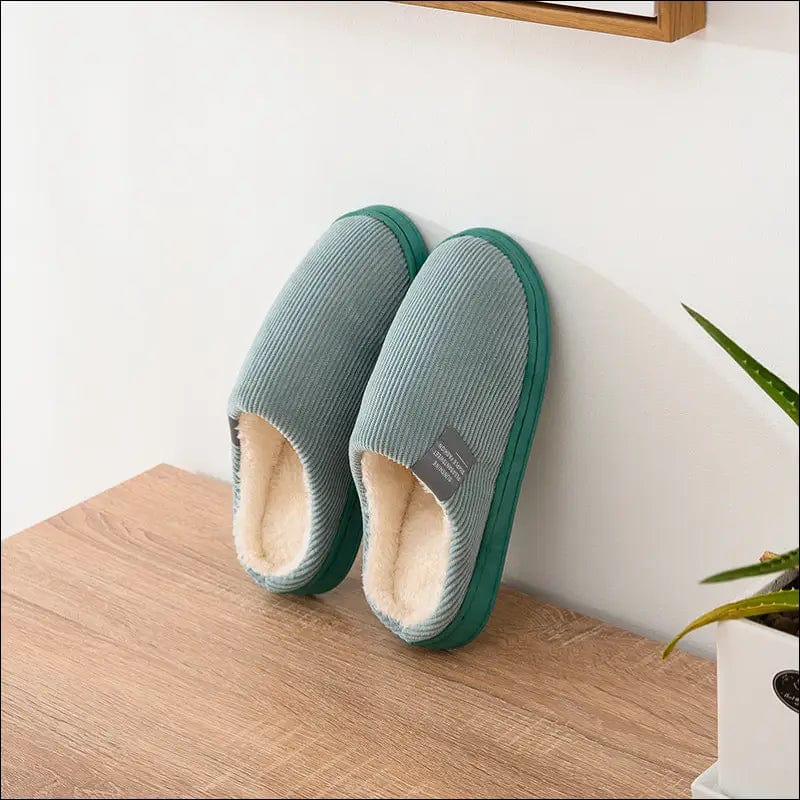 2020 Winter Cotton Slippers Couple Home Indoor Drag Warm