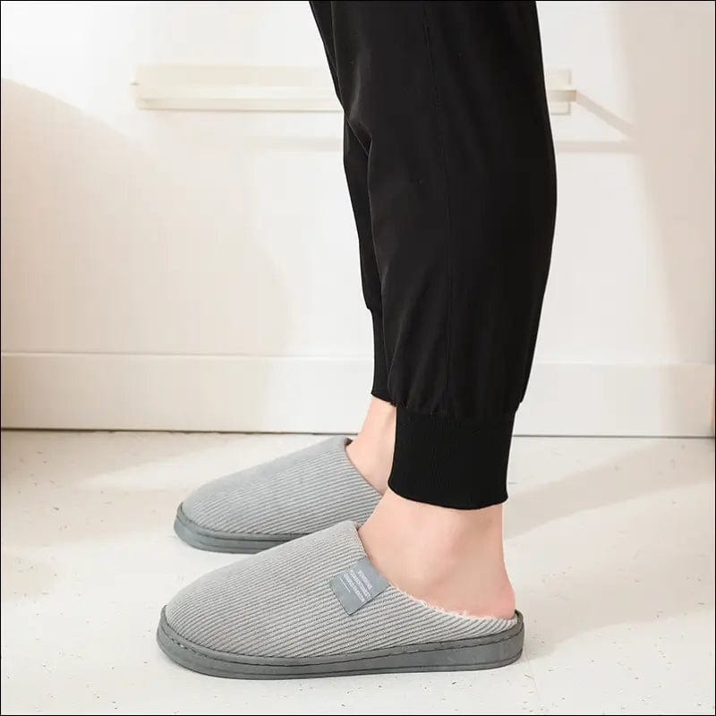 2020 Winter Cotton Slippers Couple Home Indoor Drag Warm