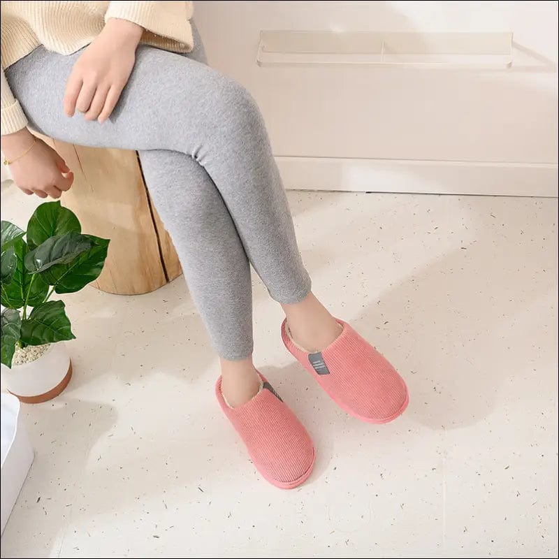 2020 Winter Cotton Slippers Couple Home Indoor Drag Warm