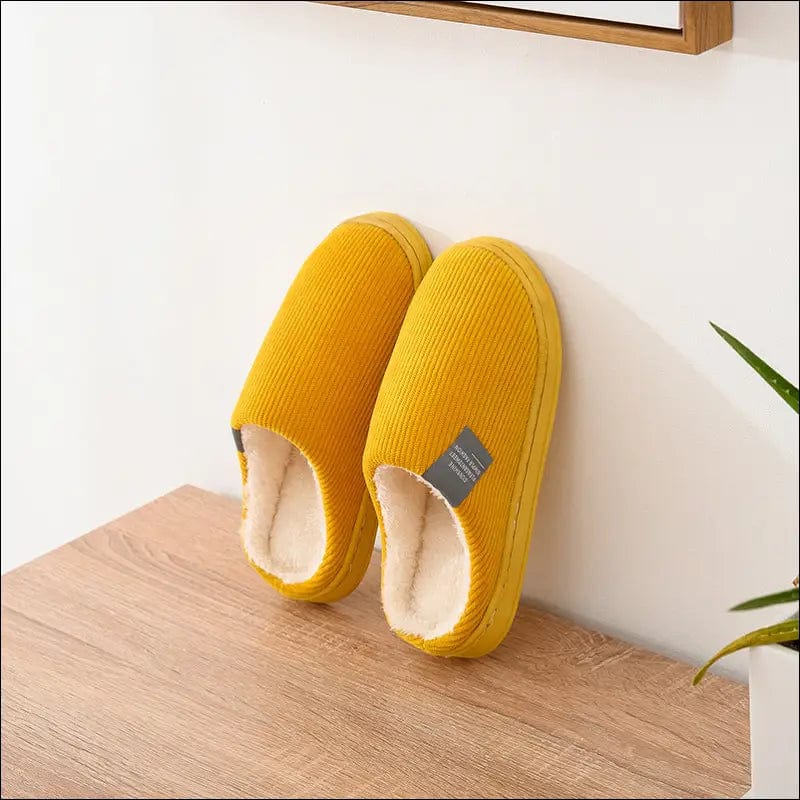 2020 Winter Cotton Slippers Couple Home Indoor Drag Warm