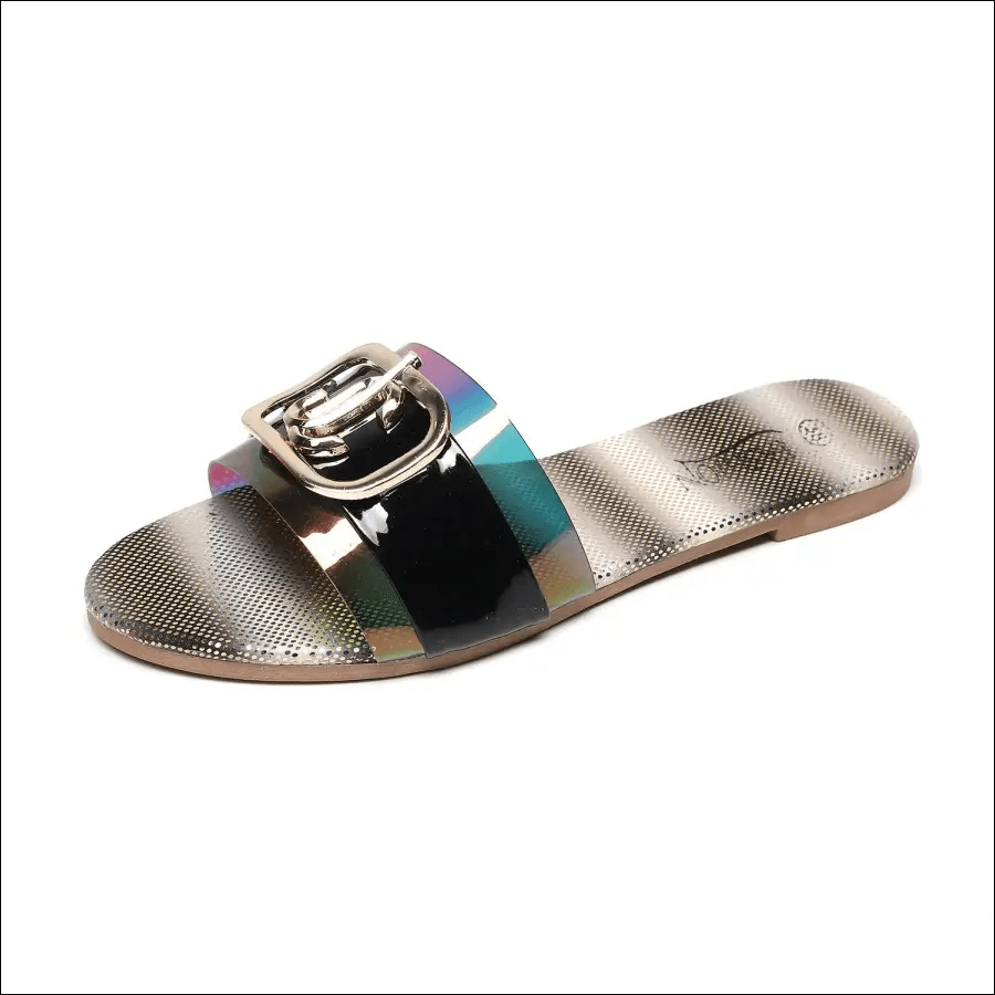 2021 Amazon Explosive Sandals Square Buckle Large Size Water