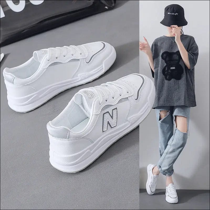 2021 autumn new sports shoes female INS student street shoot