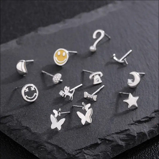 2021 new 999 sterling silver butterfly ear naked female