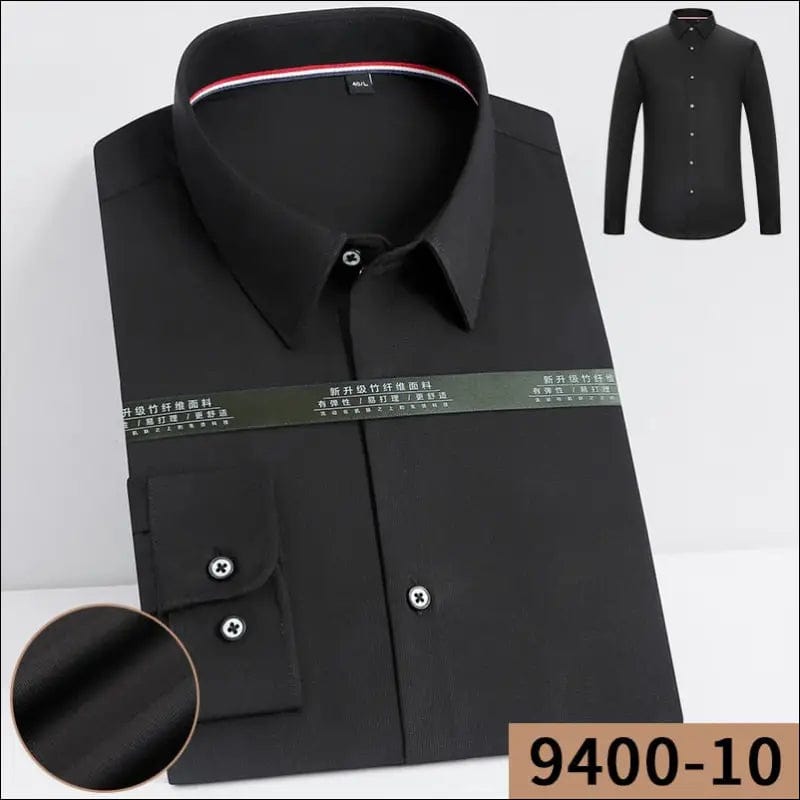 2021 New Men’s Fashion Bamboo Fiber Dress Shirts For Man