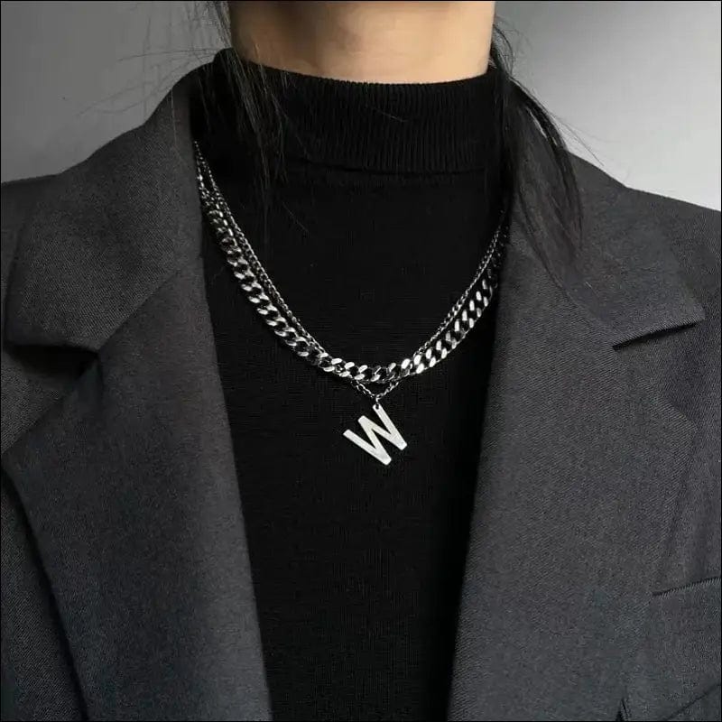 2021 new necklace female clavicle chain INS hip hop light