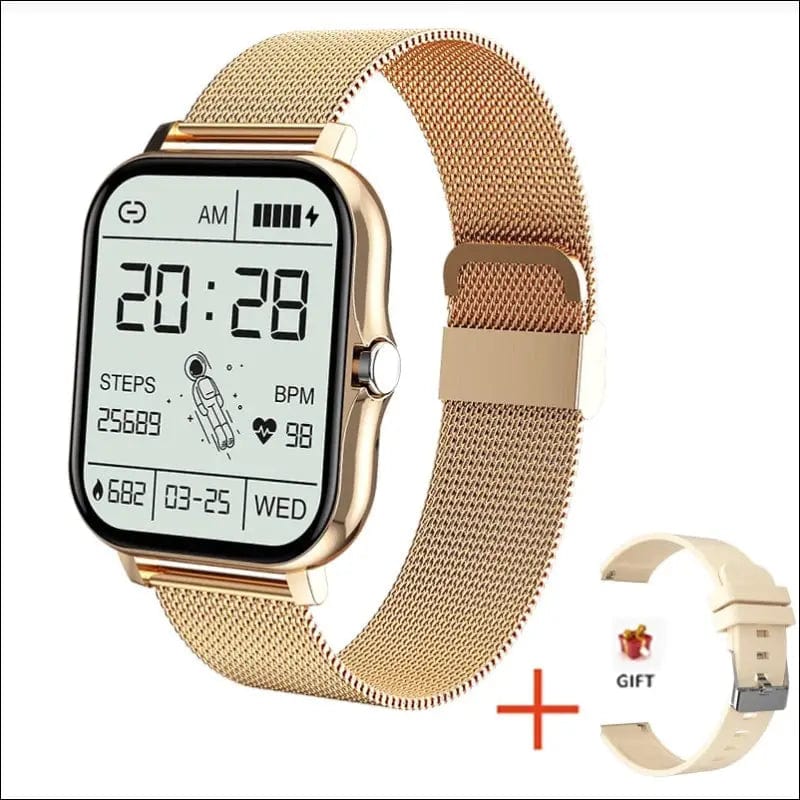 2021 New Women Smart watch Men 1.69 Color Screen Full touch