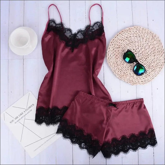 2021 Separate 2pcs Lace Sleepwear Women Beach Dress Lingerie