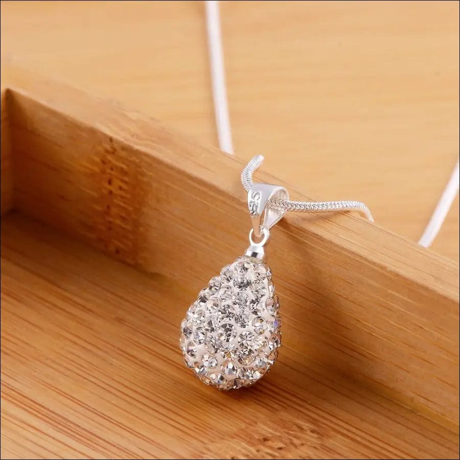 2022 New 925 Sterling Silver 18 Inches Delicate Waterdrop