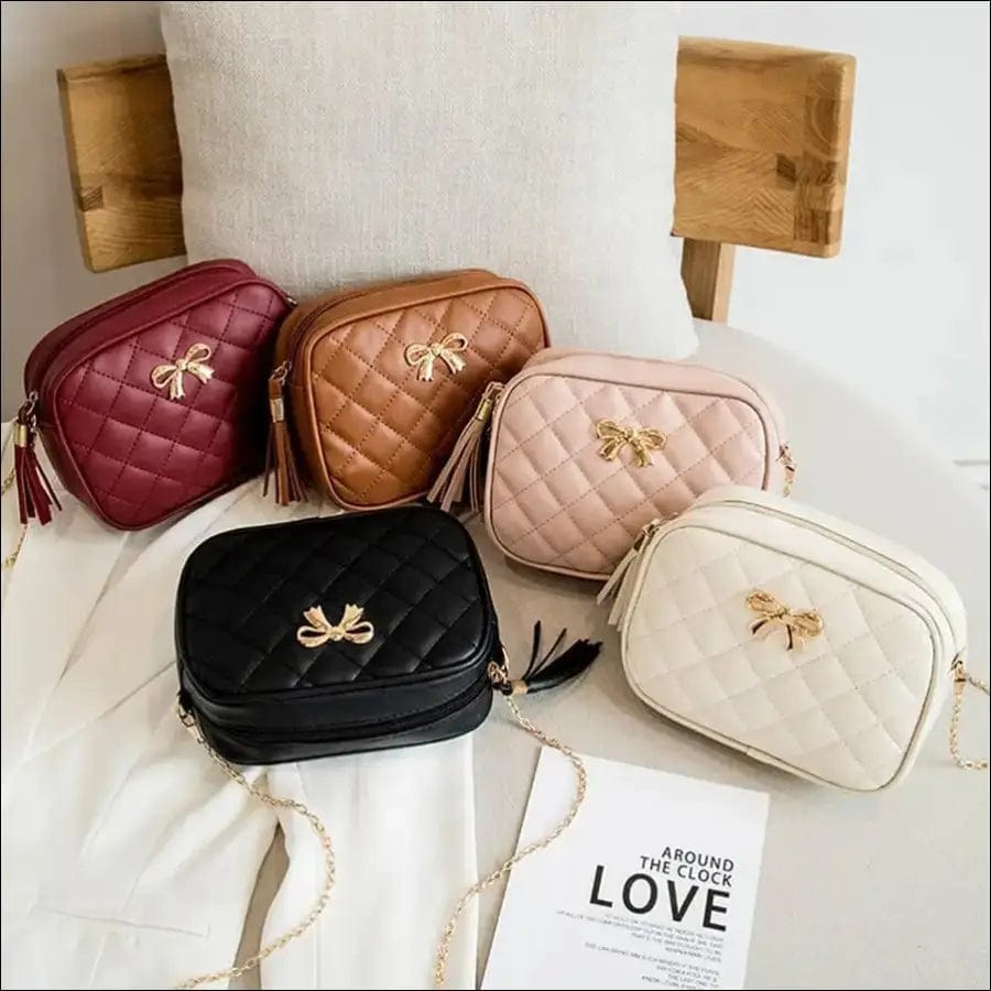 2022 New Fashion Female Shoulder Bag Rhombus Embroidered