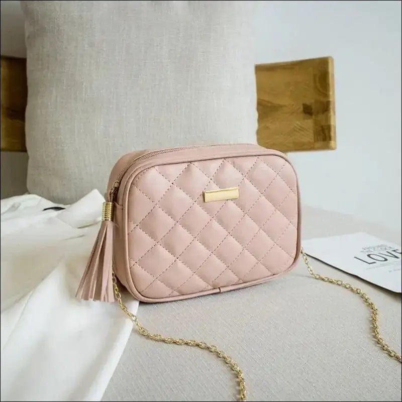 2022 New Fashion Female Shoulder Bag Rhombus Embroidered