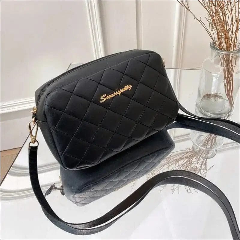 2022 New Fashion Female Shoulder Bag Rhombus Embroidered