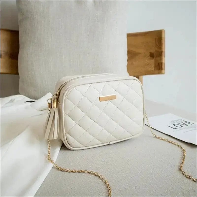 2022 New Fashion Female Shoulder Bag Rhombus Embroidered