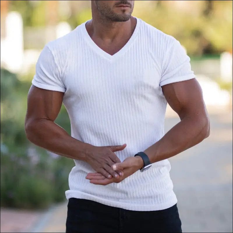 2022 NEW Sik Silk T Shirt Men Summer Short Sleeve