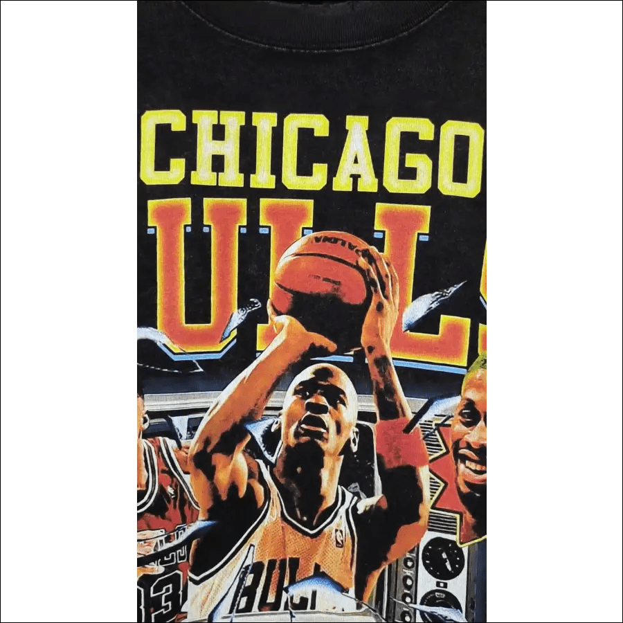2022 Summer New Chicago Bulls Printed T-Shirt Men’s Tide