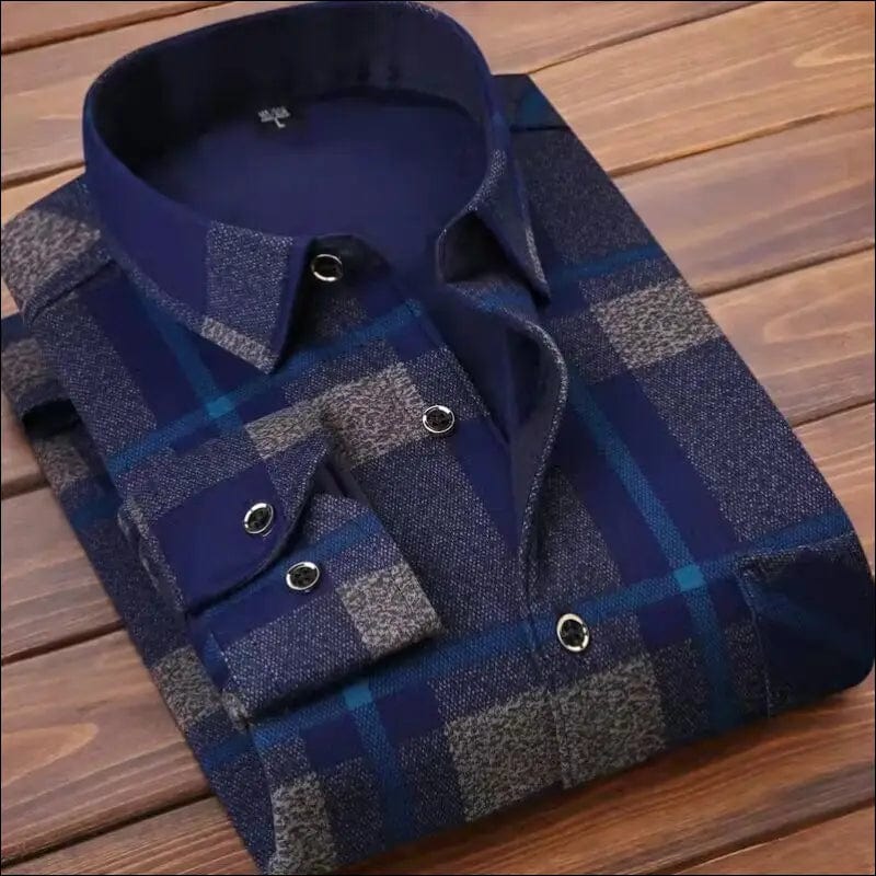 2022 winter Men’s fashion smart casual warm long Sleeve