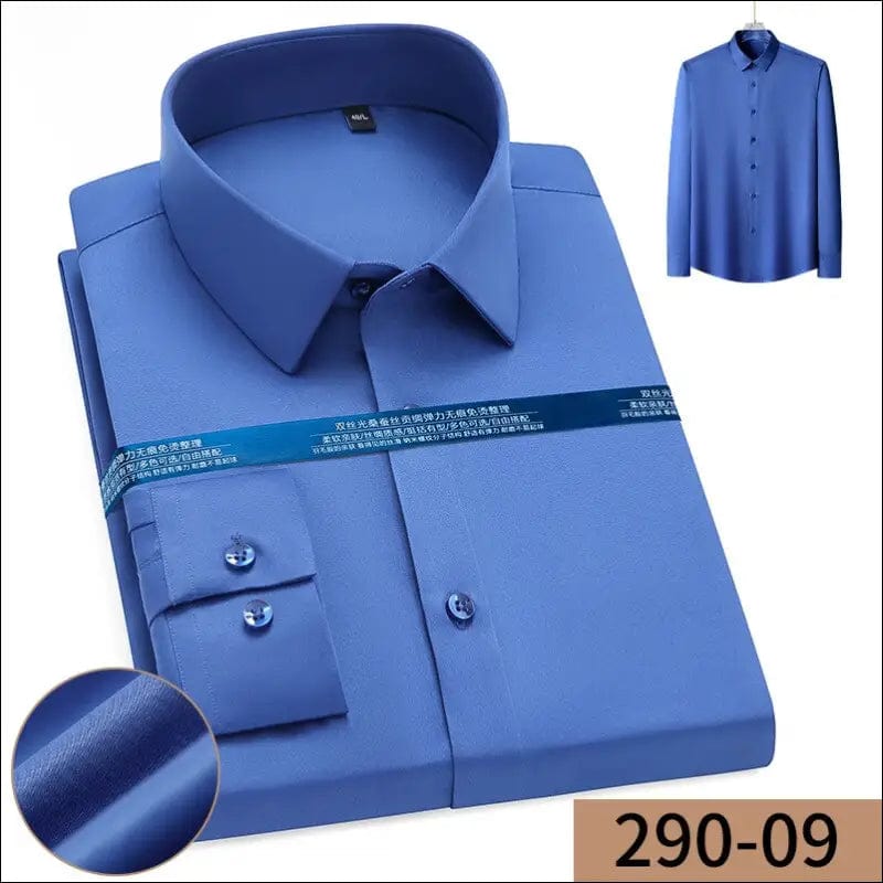 2023 long-sleeved shirt Men’s spring and autumn business