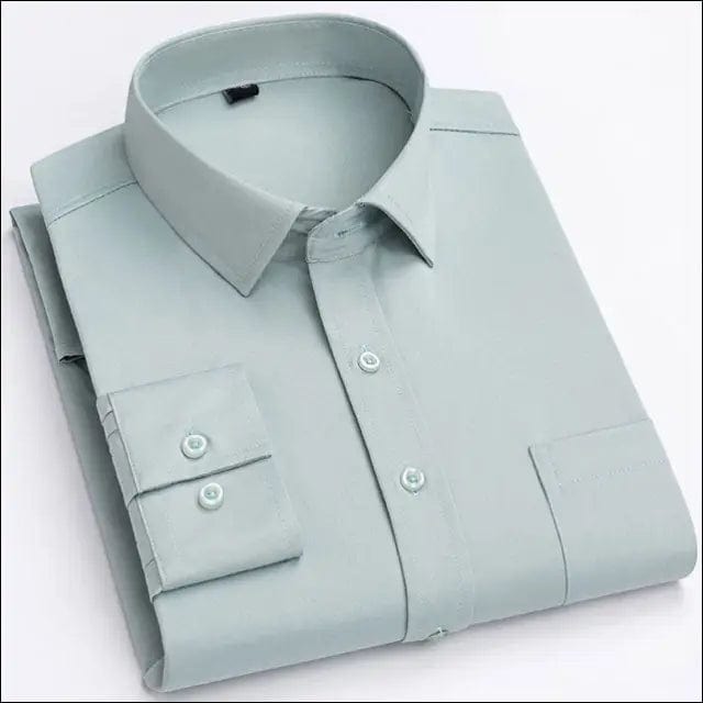 2023 New Men’s Stretchy Dress Shirts Luxury Long Sleeved