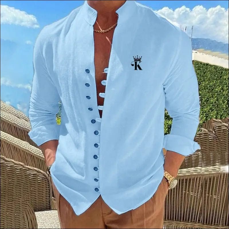 2023 NEW Spring Autumn 100%Cotton Linen Hot Sale Men’s