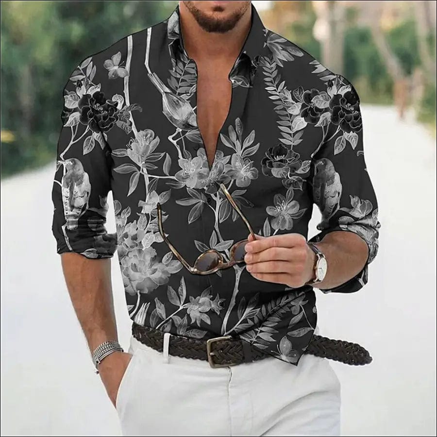 2023 Spring Fashion Social Men’s High Quality Long sleeved